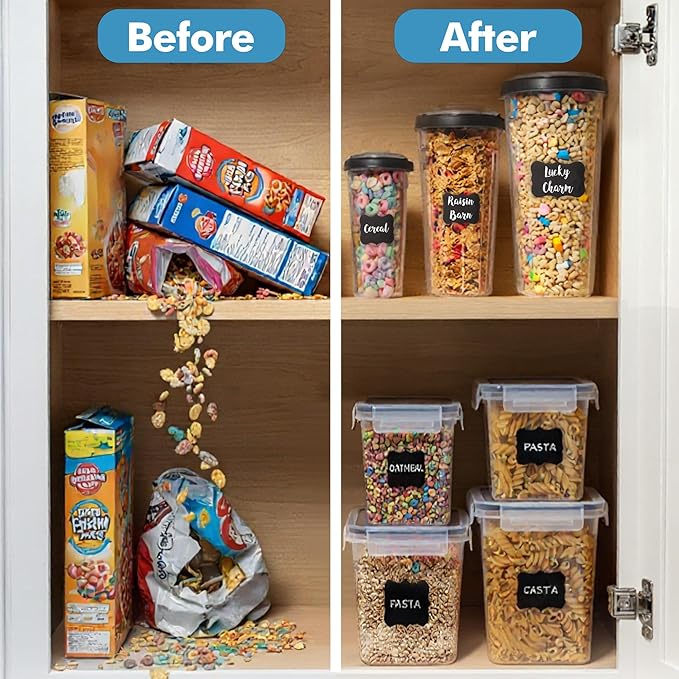 Shazo 3 PC Cereal Container Storage Set