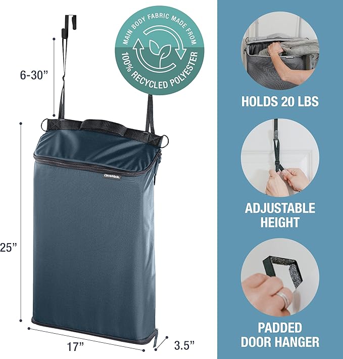 CleverMade Convertible Laundry Hamper Bag