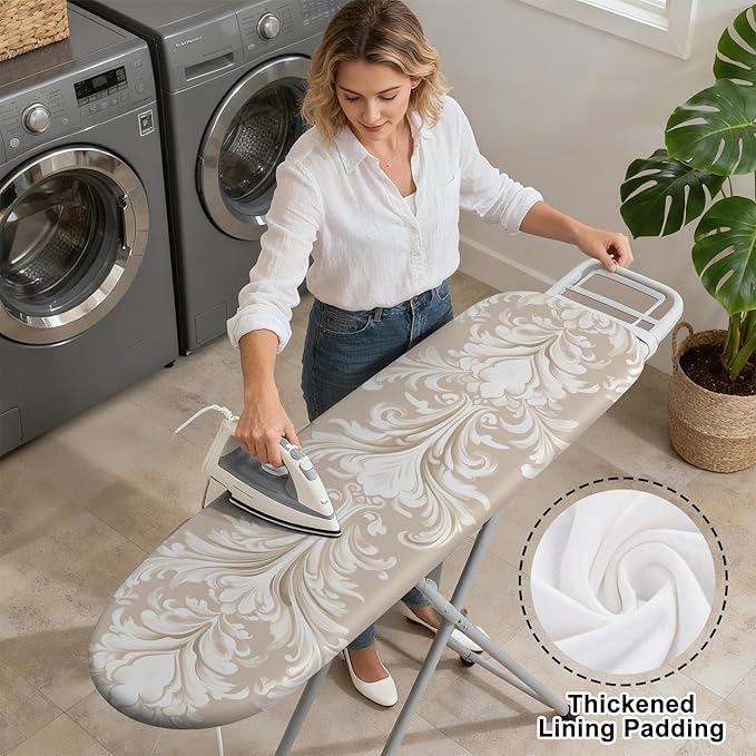Ironing Board Cover 15"x54" Standard Size Replacement Thick Iron Board Covers