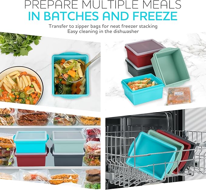 2 Cup Silicone Freezer Trays