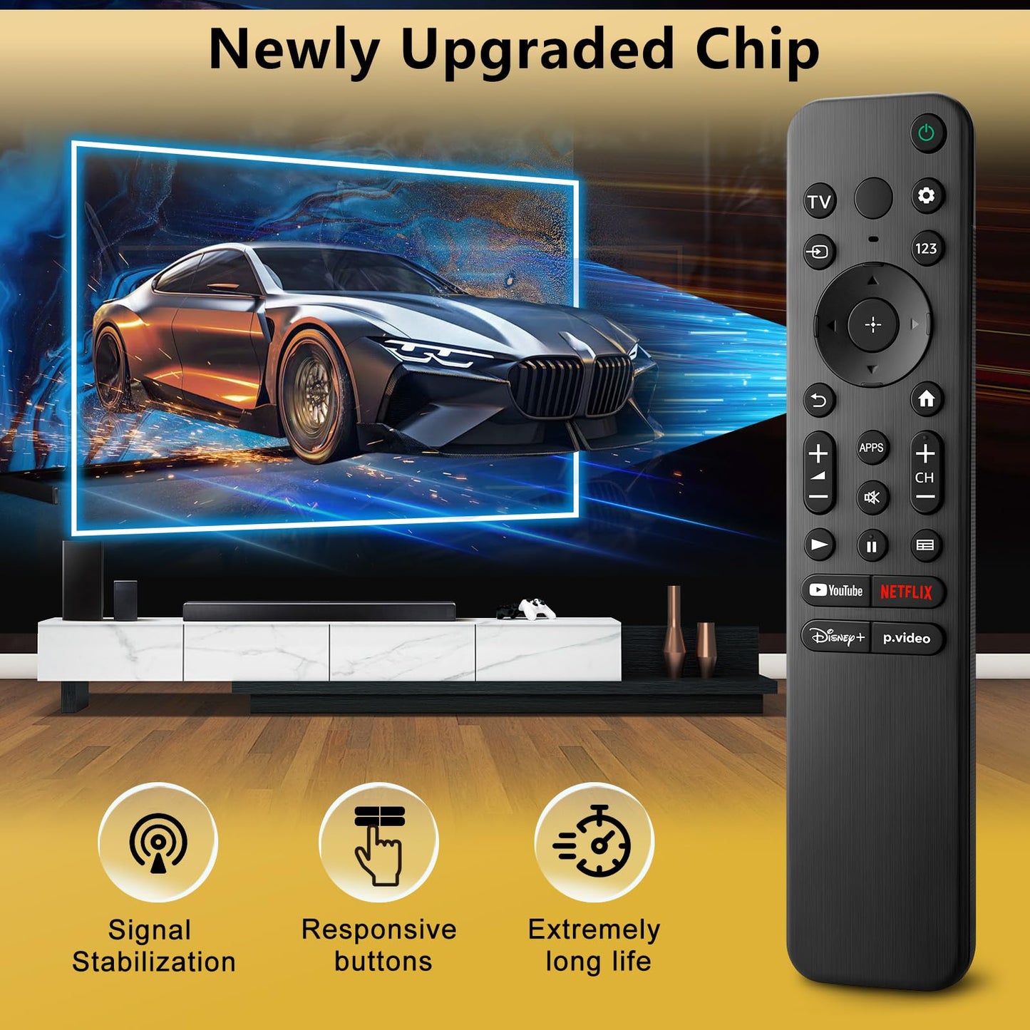 Voice Magic Remote for LG-Smart-TV-Remote Control Replacement, AKB75855501 AN-MR20GA MR19BA MR18BA MR650A with Voice Recognition and Pointer Function