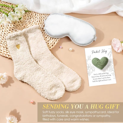 Self Care Gifts for Women, 16PC Get Well Soon Gift Baskets for Women After Surgery, Mothers Day Birthday Gifts Spa Care Package w/ Flannel Blanket, Sympathy Inspirational Thinking of You Gift Baskets