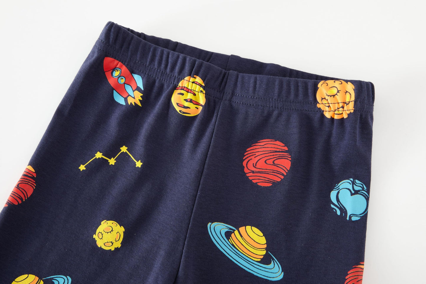 SOIBEEN Pyjamas for Boys Space Planet Nightwear Cotton Clothes Kids Sleepwear Long Sleeve PJs Set 4 Piece Outfit Xmas Gift 6 Years