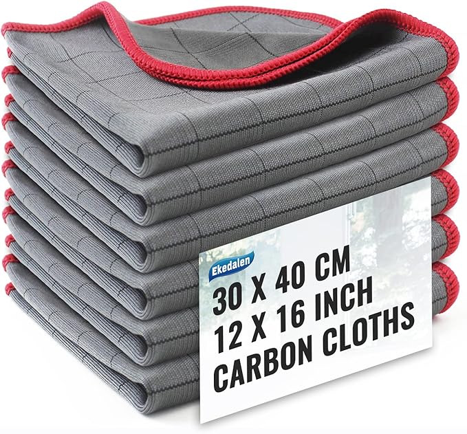 Microfiber Cleaning Cloth Lint Free Glass Cleaner Window Polishing Streak Free
