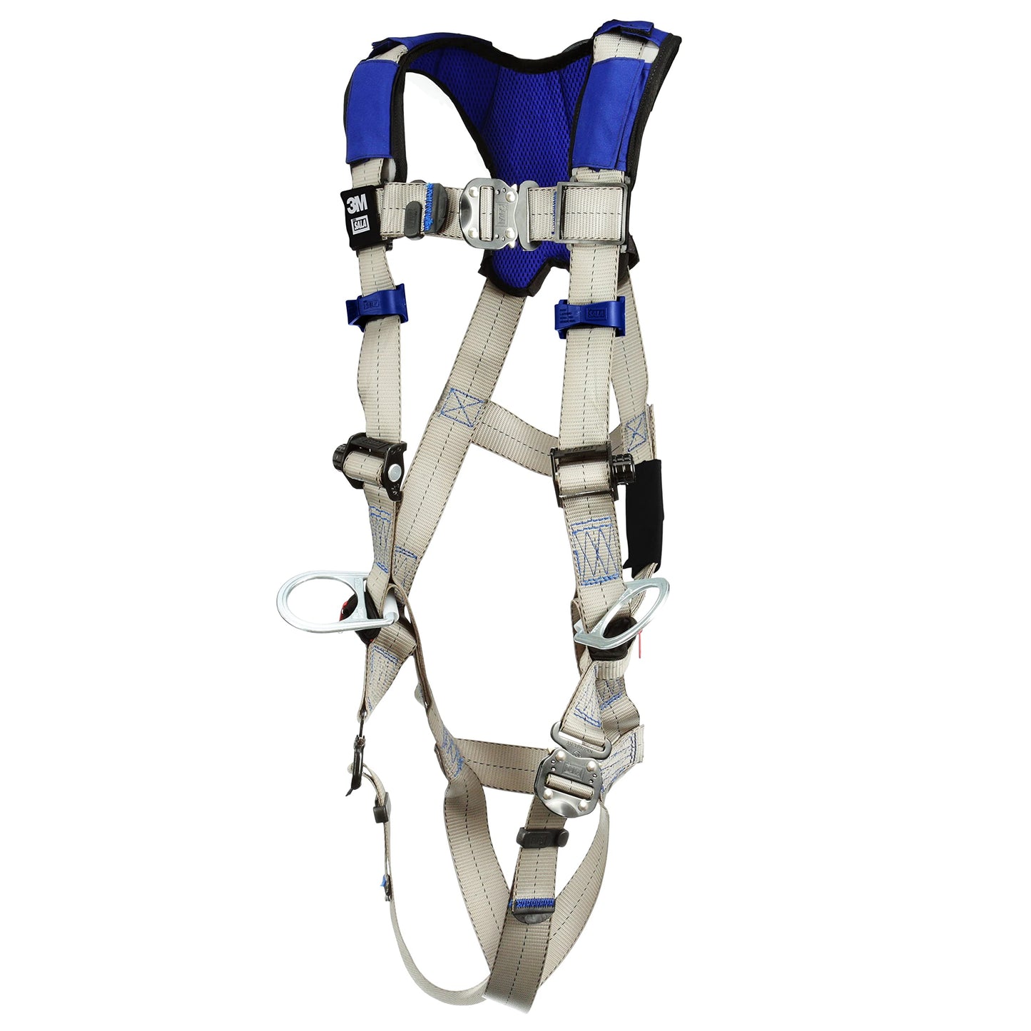 3M DBI-SalaExoFit X100 Comfort Vest Positioning Safety Harness Fall Protection, OSHA, ANSI, Back and Hip D-Rings, Quick Connect Chest and Leg Buckles, 1401031, Medium