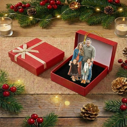 Personalized Christmas Ornaments 2026 – Custom Photo Ornament, Xmas Picture Keepsake, Ornament pic, Ornaments with Pictures, Hallmark Christmas Tree Decorations