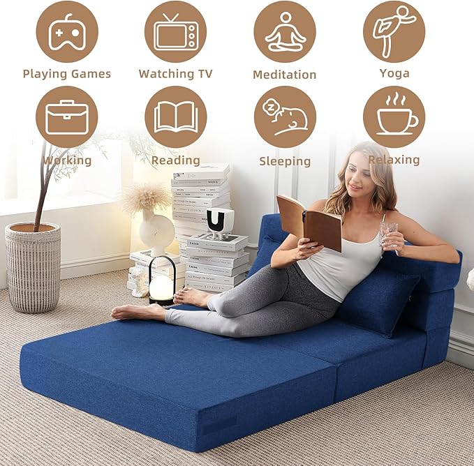FILUXE Folding Sofa Bed | Convertible Sleeper Chair Bed