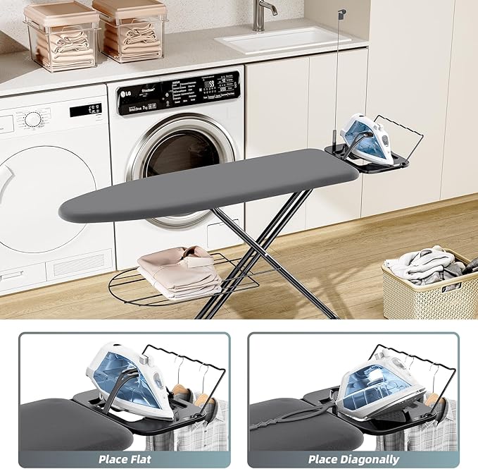 KINGBOARD Ironing Board, Compact Iron Board Full Size