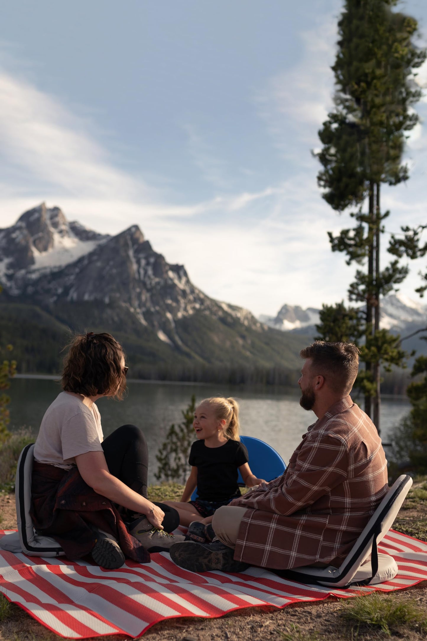 Stansport Go Anywhere Chair For Camping - Adjustable,Portable,Sturdy, Blue, Alloy Steel (G-7-50)