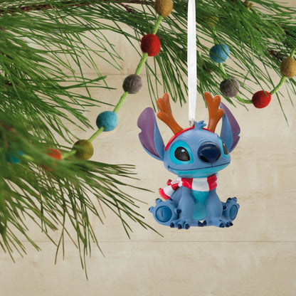 Hallmark Disney Lilo & Stitch Reindeer Stitch Christmas Ornament