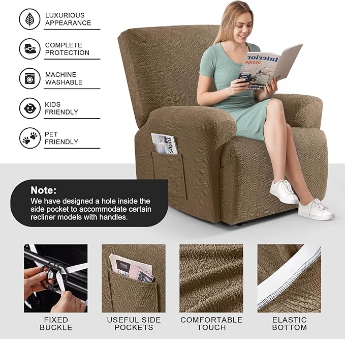 Timeles Recliner Covers Extra Wide Recliner Chair Cover Reclining Sofa