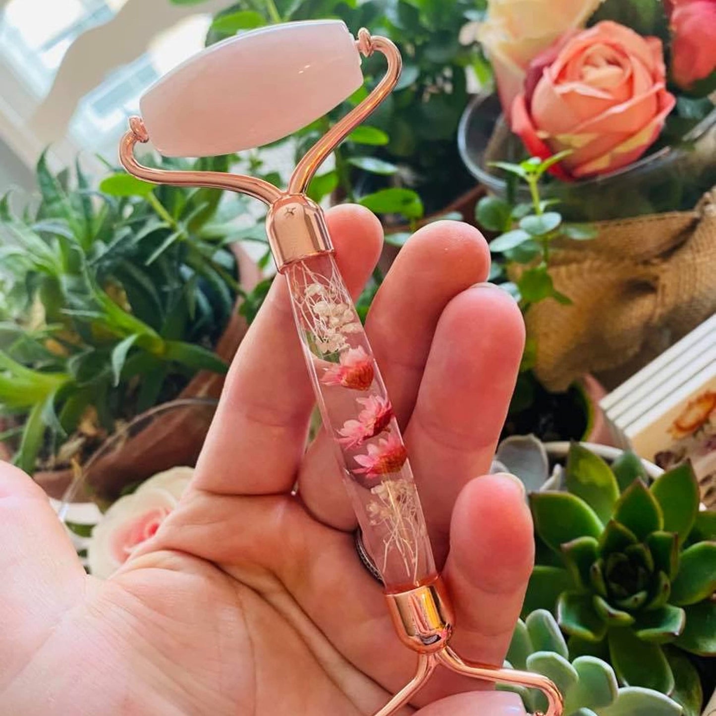 100% Authentic Jade Roller and Gua Sha Set for face I Derma Roller I Facial Tools I Real Guasha I Premium Quality I Mother's Day Gift for wife