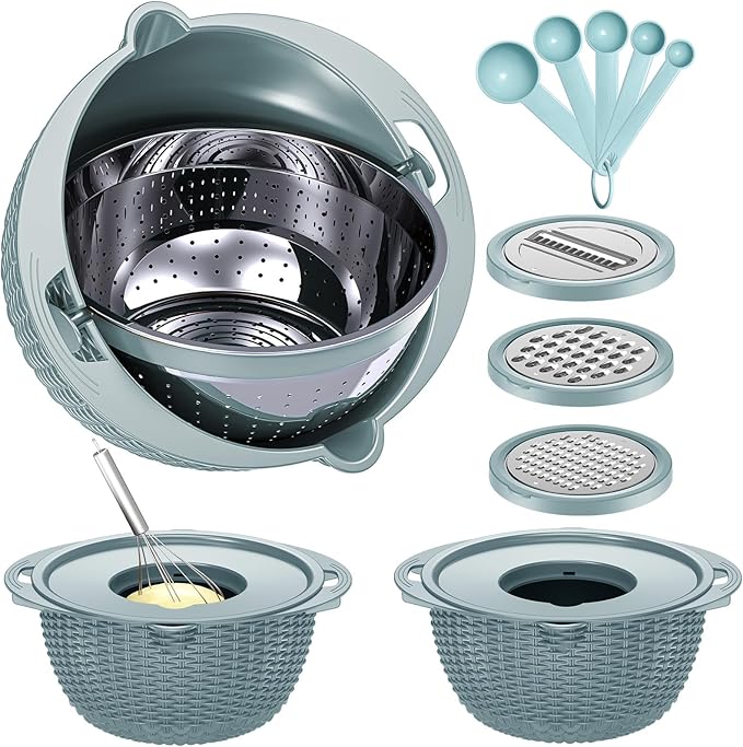 4-1 Strainer Bowl with Lid Set