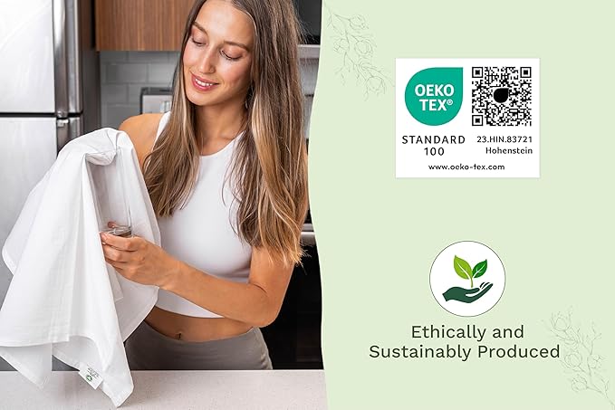 Organic Cotton Tea Towels for Embroidery