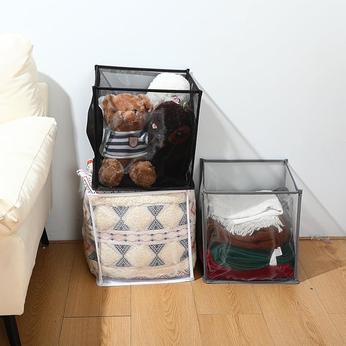 Zopeal 6 Pack Popup Laundry Hamper 13 Inch Collapsible Laundry Baskets