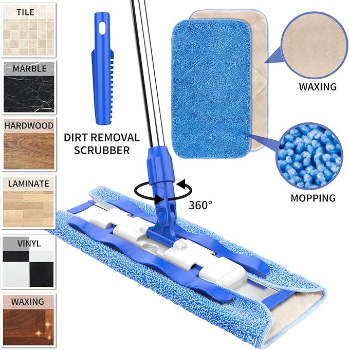 MR.SIGA Professional Microfiber Mop
