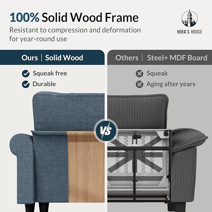 HERA'S HOUSE 3 Pieces Modular Sectional Sofa Sets, Oversized Couch Set