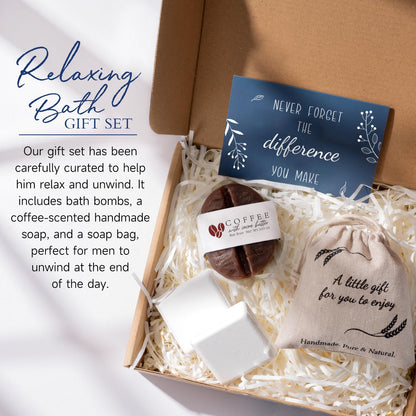 Administrative Professionals Day Gifts for Men, Employee Appreciation Gifts Bulk, Thank You Gift Box with Wooden Sign, Present for Coworkers, Teacher, Boss, Team, Mentor, Friend, Leader, Social Worker