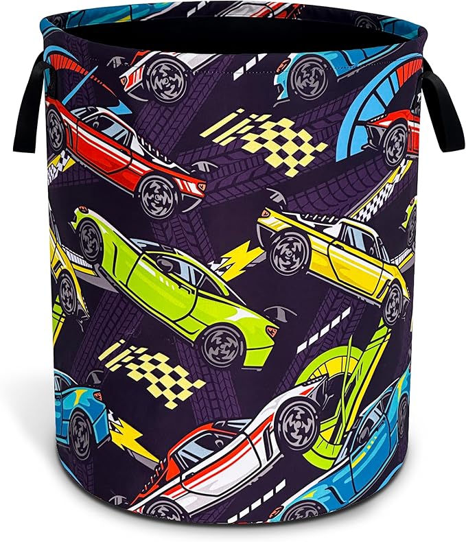 Racing Car Laundry Basket Funny Oxford Cloth Laundry Hamper