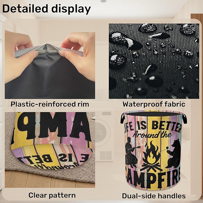 Camping Foldable Laundry Hamper