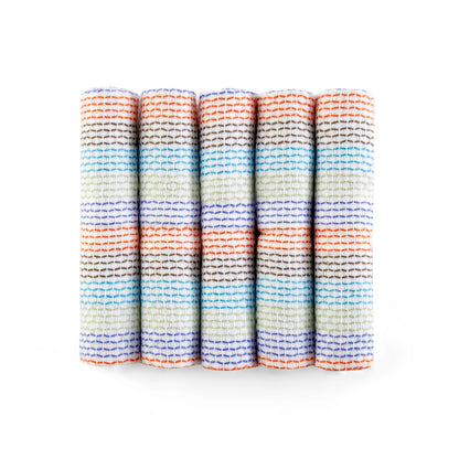 Full Circle Tidy 100% Organic Cotton Dish Cloths, Set of 3, Multicolored