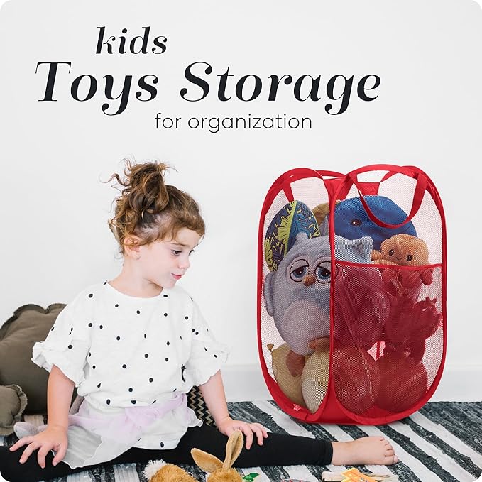 Handy Laundry Collapsible Mesh Pop Up Hamper