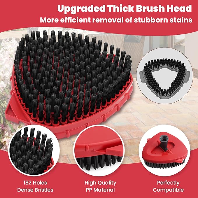 2 Pack Scrub Brush Attachment Compatible