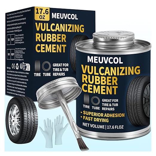 Vulcanizing Cement – 17.6 Oz Rubber Cement All Purpose