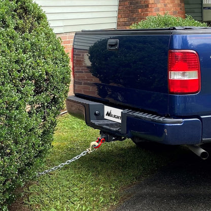 Nilight Shackle Hitch Receiver 2Inch 45000 LBs Breaking Strength 3/4" D Ring Shackle w/Trailer Hitch Pin Heavy Duty Solid Recovery Towing Kit for Trucks Jeeps Off-Road