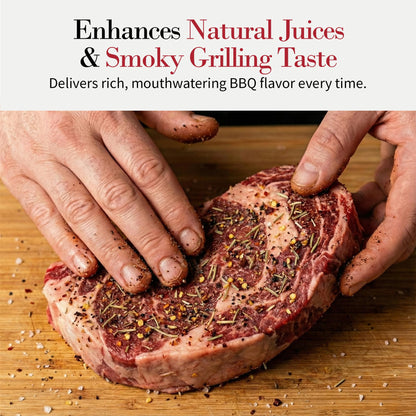 Butcher Shoppe BBQ Rubs Collection – Premium spices and seasonings Gift Box | All-Purpose bbq rub, steak seasoning, and chicken seasoning for Grilling
