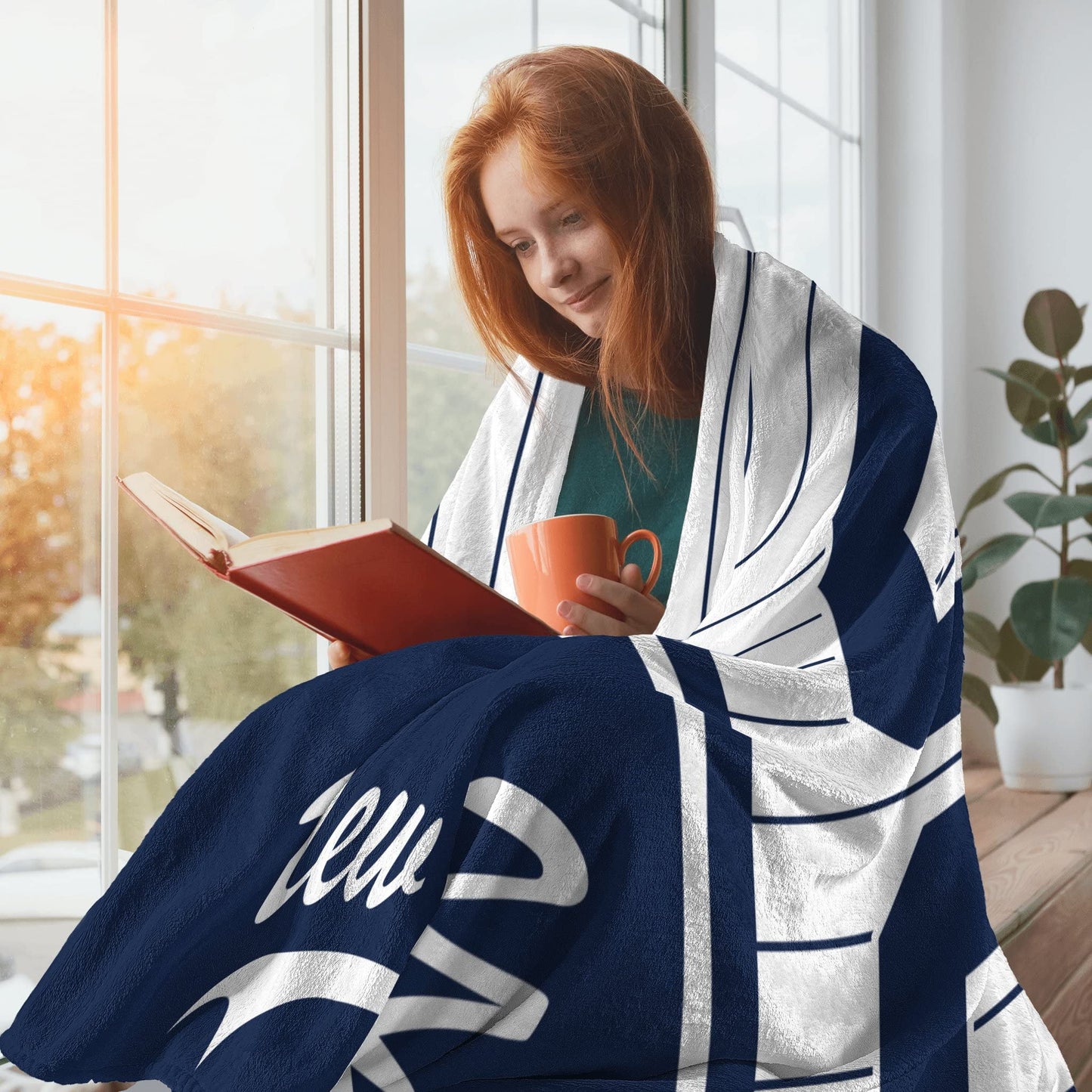 ANTKING New York Blanket Throw Blanket Custom Any Name and Any Number Gifts for Men Women Baby