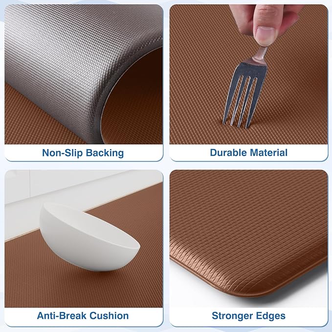 StepRite Kitchen Mats, Cushioned Anti Fatigue Kitchen Mats