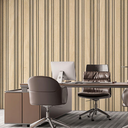 Art3d 4-Pack Glue-On Wall Panels, Wood Grain Texture Interior Wall Decor, 104"x12" Recycled Polystyrene Wainscoting Panels, Low Emission for Living Room Bedroom,Natural Oak