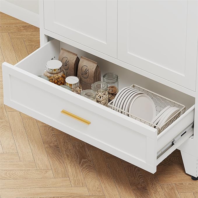 YAUWOH 71''Tall Kitchen Pantry Cabinet