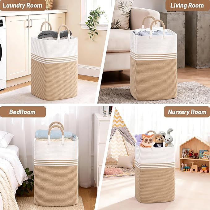 Laundry Basket Hamper, Blanket Storage, Dirty Clothes Hamper