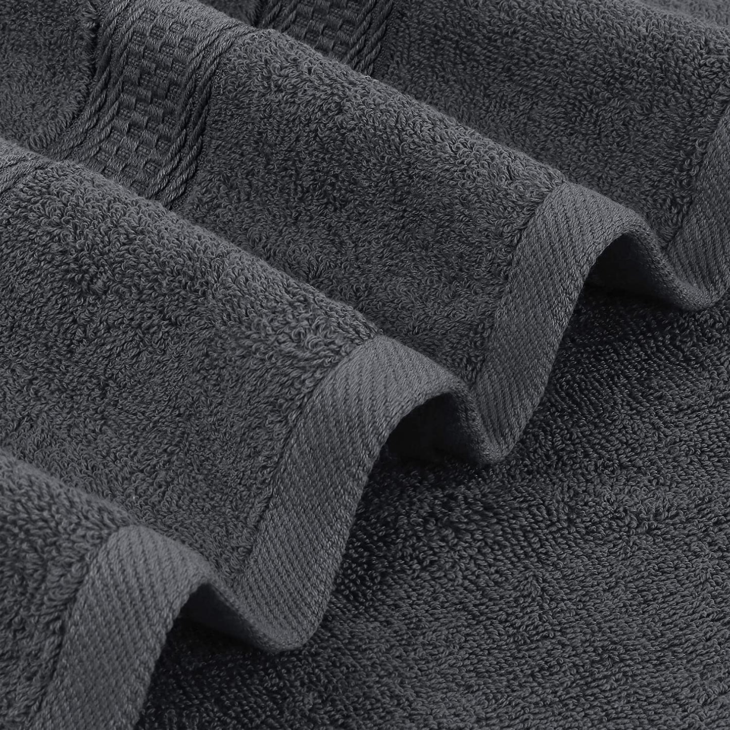 Utopia Towels - 4 Piece Bath Towels Set (69 x 137 CM) - Premium 100% Ring Spun Cotton - Quick Dry, Highly Absorbent, Soft Feel Towels, Perfect for Daily Use (Grey)