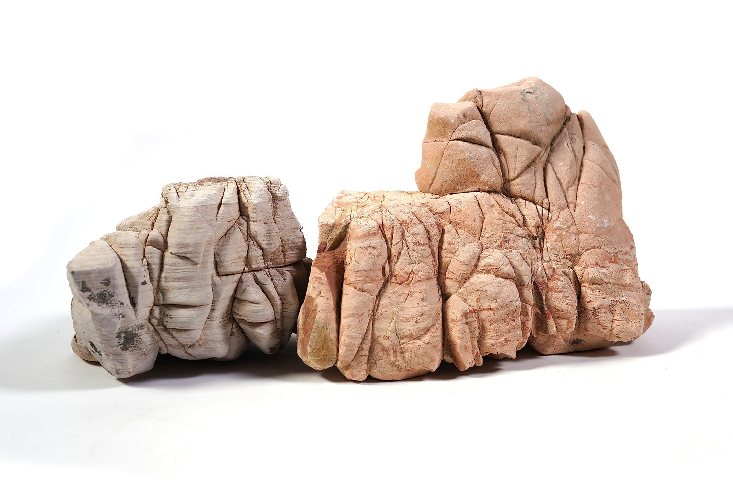 LANDEN Elephant Skin Stone Natural Multi-Texture Rocks (18lbs, 3~9 inches,7pcs) for Aquarium, Paludarium, Terrariums, Landscaping, Decorative of Caves, Waterfalls, Cliffs