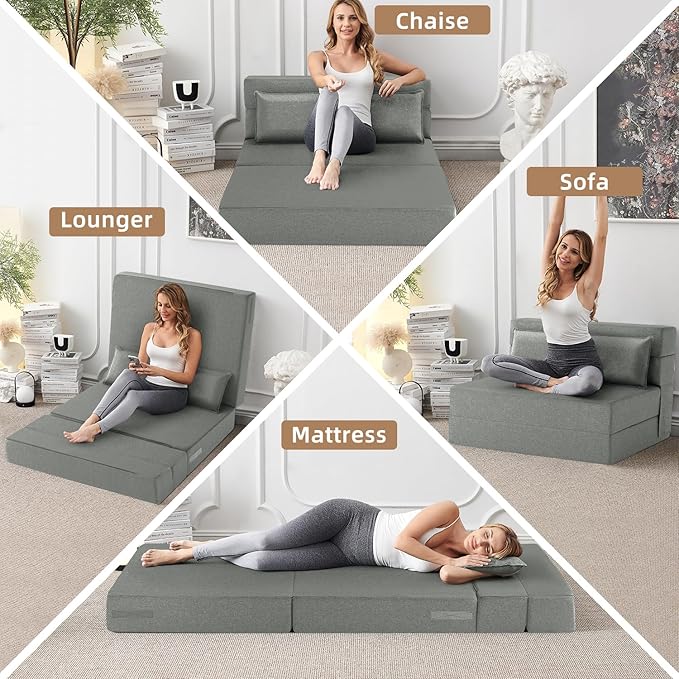 FILUXE Folding Sofa Bed | Convertible Sleeper Chair Bed