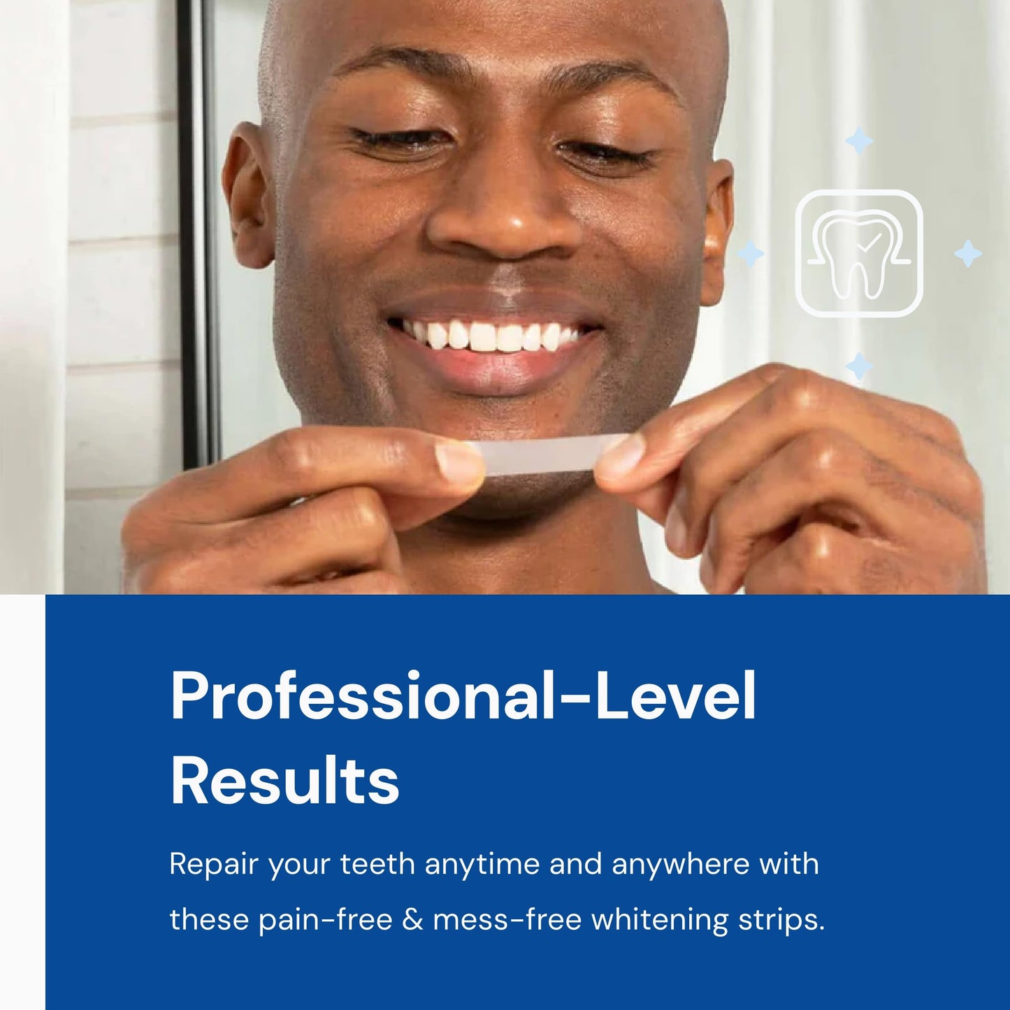 SNOW Diamond Dissolving Teeth Whitening Strips - Gentle & Enamel Safe White Strips for Teeth Whitening, at-Home Dental Hygiene & Tooth Care with Hydroxyapatite - 14 Ct