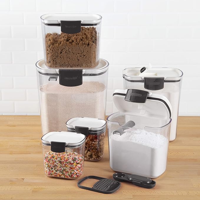 Progressive ProKeeper Baker's Airtight Kitchen Storage Canister Container Set