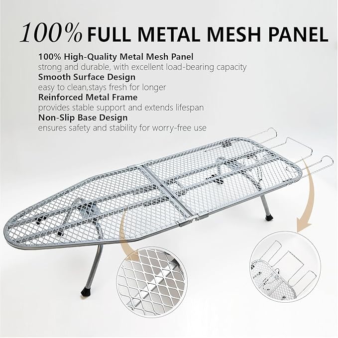 Metal Foldable Tabletop Ironing Board