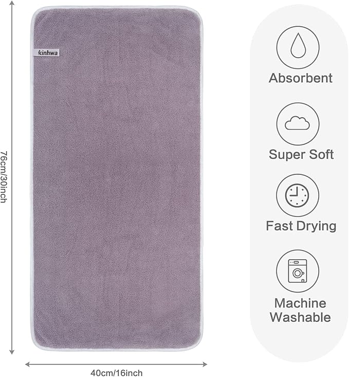 KinHwa Microfiber Hand Towels Ultra Soft Hand Towels