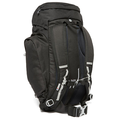 Berghaus Arrow 30 Litre Rucksack | Compact, Breathable Backpack, Travel and Camping Bag | Rain Cover Backpack, Black/Extrem Red, One Size
