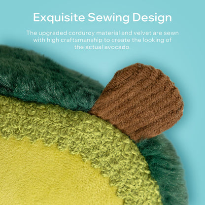 Phantoscope Papaya Shaped Throw Pillow, Fruit Themed Cushion for Couch, Bed and Chair, Pink, 10 x 15 inches