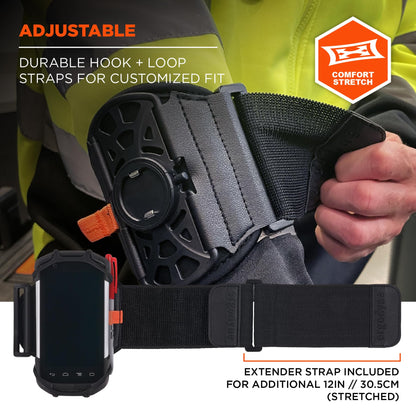 Ergodyne Squids 5545 Armband, Wristband Scanner Mount, Adjustable to Fit Phones, Scanners, Mobile Computers, PDA