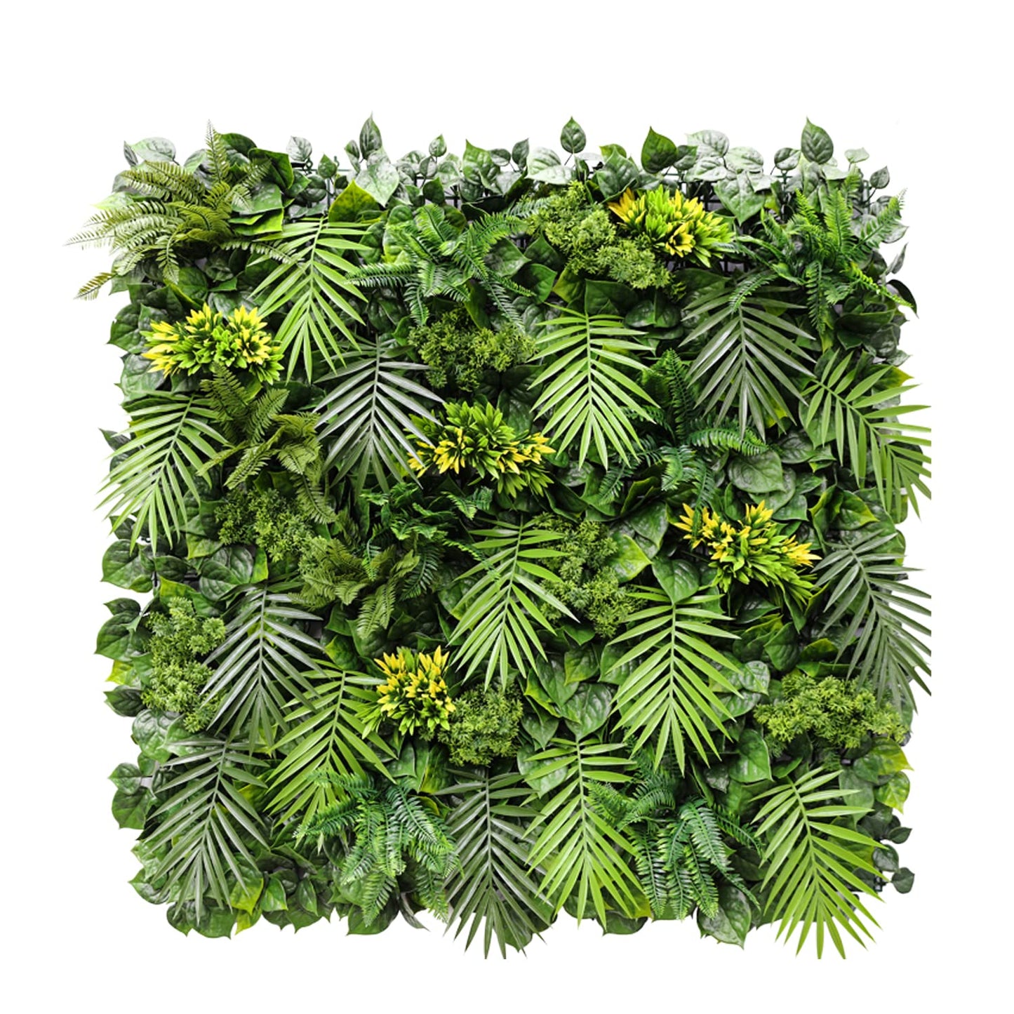 Goleray Artificial Grass Wall Panels 40"x40"-6Packs Greenery Backdrop Faux Boxwood Panel Fake Hedge for Garden Wedding Décor Outdoor Green Privacy Fence, 08Mixed