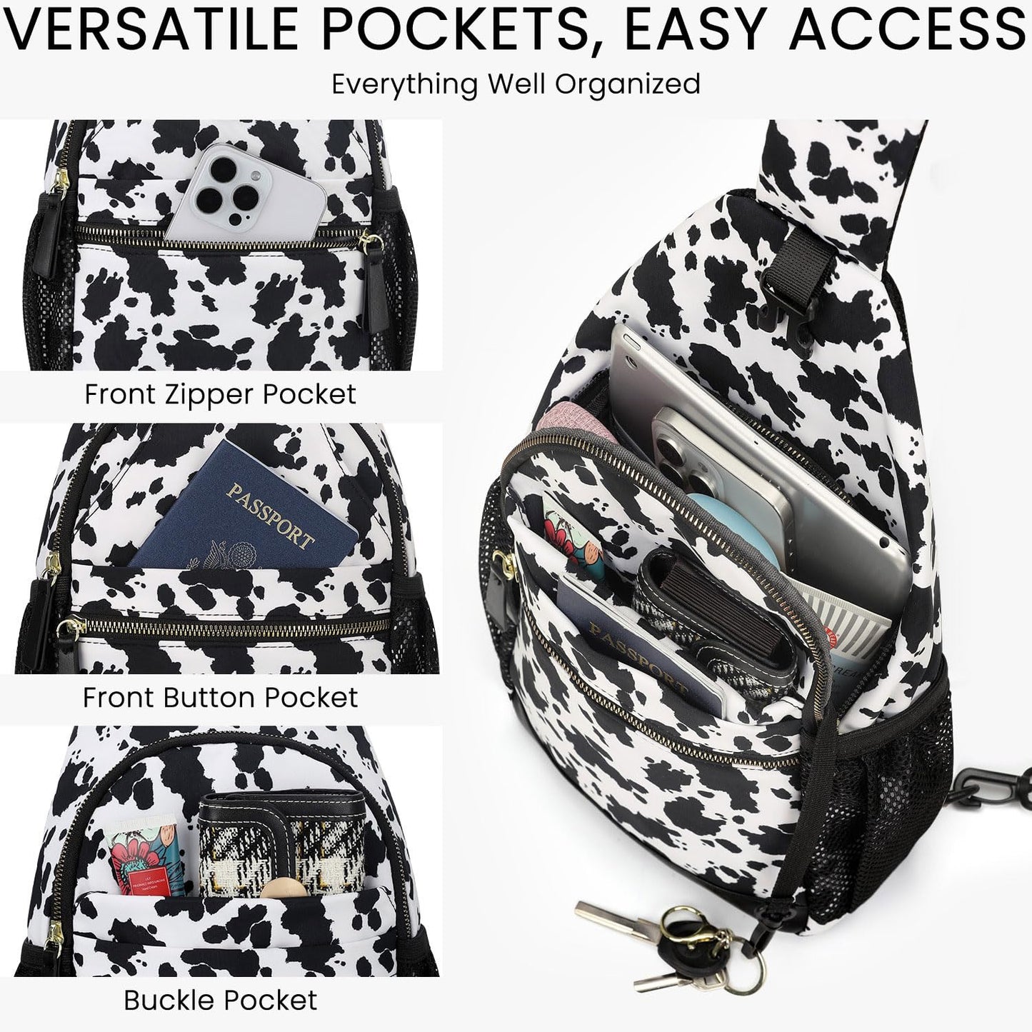 Small Crossbody Purses Bags for Women Men Travel, Chest Sling Bag Women Casual Cross Body Bag for Woman Sling Backpack