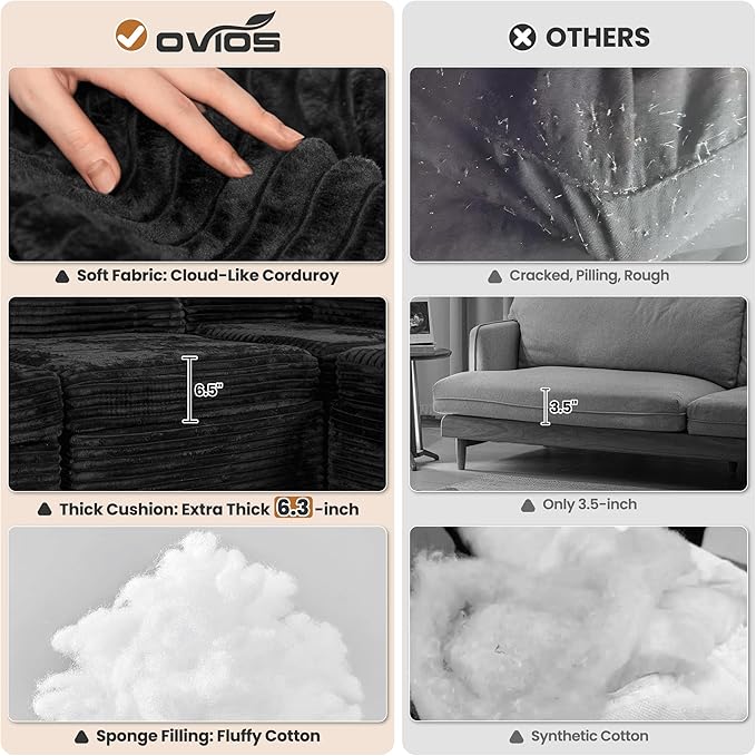 ovios 32.7 inches Middle Seat Module