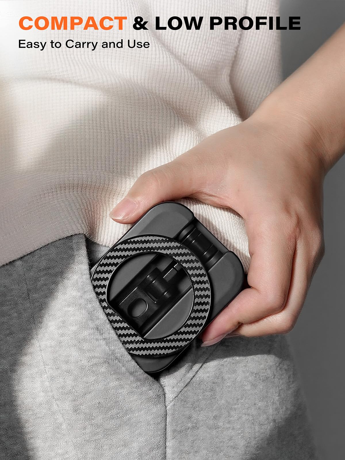 A2C 3-in-1 Magnetic Phone Holder for Gym, [20x N52] Strong Magnets Attach to Metal Surface, Portable Phone Mount for Garage Gym/Travel with Tray Table Clamp, Home Gym Accessories for Men Women Gifts