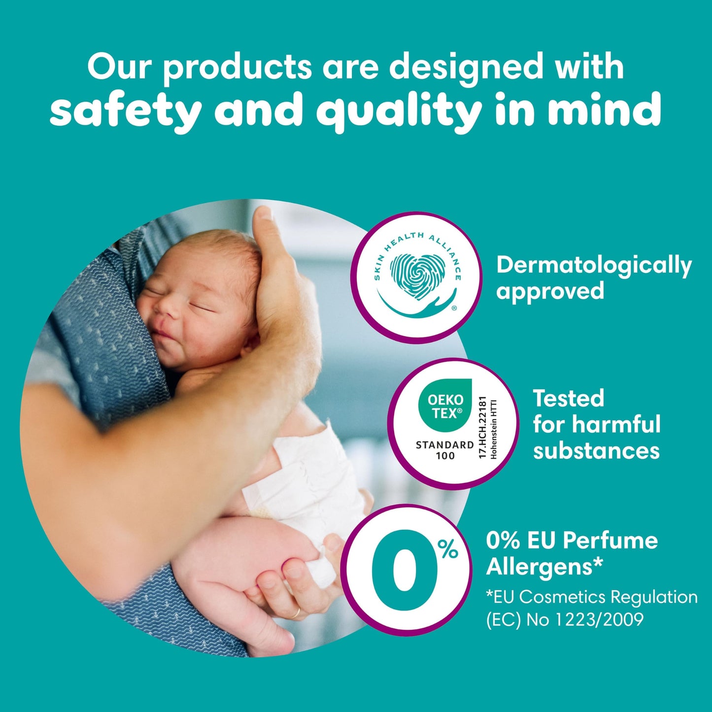 Pampers Premium Protection Nappy Pants Size 6, 132 Nappies, 14kg-19kg, Monthly Pack, With 360° Fit and Ultra-Soft Materials for Our Best Comfort & Protection